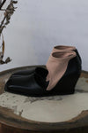 OUDE WAAG sheepskin ninja high heel OW-23SS-FT02 naked black